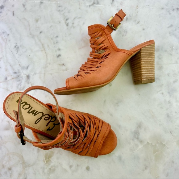 Sam Edelman “Holly” Ginger Orange Bootie ~ Size 7 - Picture 13 of 16